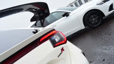 Honda Civic Type R rear badge (Civic Sport in background)